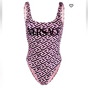 Versace geometric-print swimsuit 100% Authentic